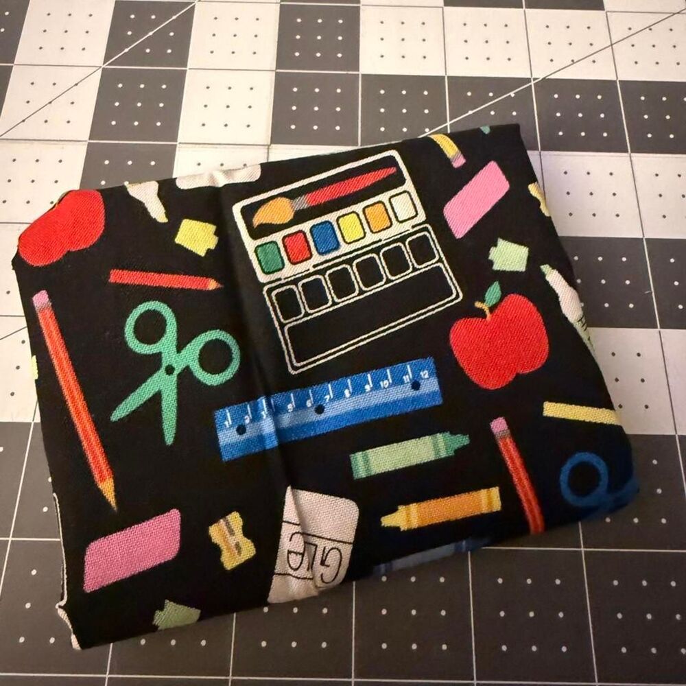 18"X 21" Teacher School Supplies Fabric Fat Quarter